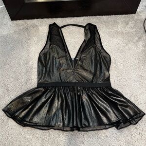 Express black mesh dressy top 🖤